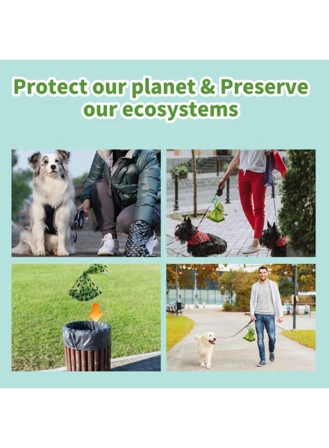 أكياس فضلات كلاب متينة ومضادة للتسرب – لفافات كبيرة بنقشة عظام - Image 4